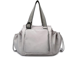 Bolso de mano esencial con excelente capacidad de almacenamiento, se puede usar como mochila, bolso cruzado o bolso de hombro (gris) Eifson