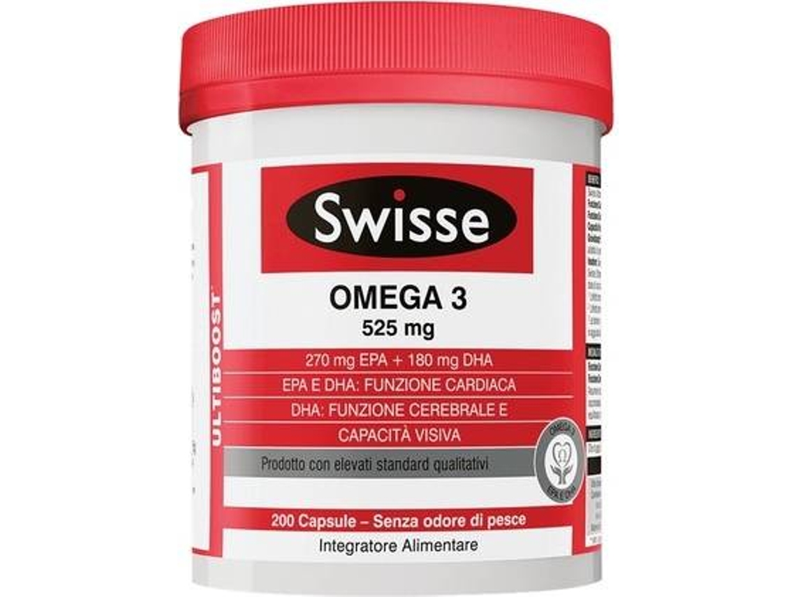 Complemento Alimentar SWISSE Omega- (200 cápsulas)
