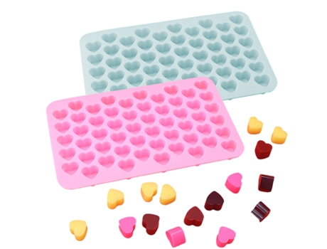 Moldes De Silicone De Coração Para Gomas, Doces, Chocolate, Pequenas Guloseimas Caseiras (1 Pcs Coração) ZMDECQNA