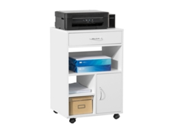Mueble de Apoyo SOBUY FBT106-W (Blanco - MDF - 50 x 75 x 40 cm)