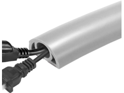 Protector De Cables De Pvc Flexible E Ignífugo Para Suelos, Con Cubierta Aislante Autoadhesiva Que Previene