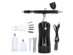 Kit De Aerógrafo Inalámbrico Portátil Recargable Actualizado Con Compresor, 17,4 Psi