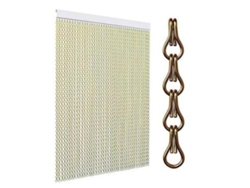 Cadena aluminio anodizado bronce bolsa 100mt.