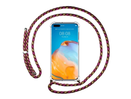 Carcasa Huawei P40 Pro TUMUNDOSMARTPHONE Colgante Rosa