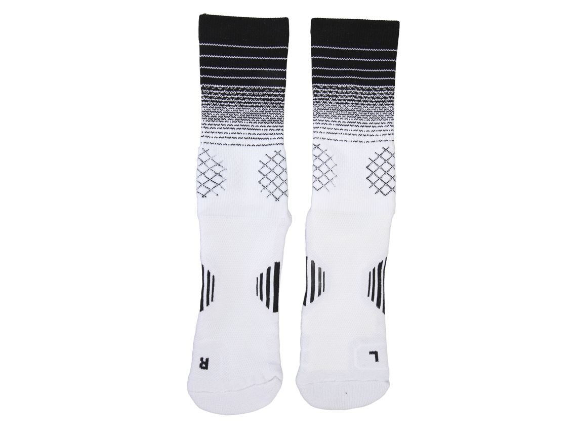 2026-calcetines Deportivos Para Hombre Elite Baloncesto Calcetines De Equipo Acolchados Antideslizantes Transpirables Talla L 37-45 Blanco Negro