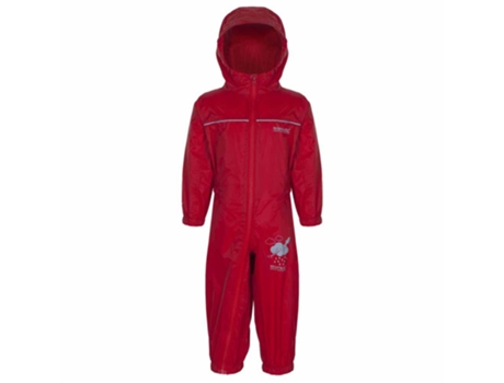 Mono Unisex REGATTA Puddle Iv Rojo para Montaña (4 - 5 Años)