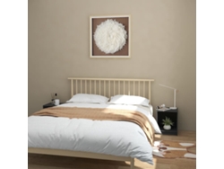 Mesitas de Noche LOVELY HOME Mesinha 2 Pcs 35,5X33,5X41,5 Cm Pinho Maciço Cinza