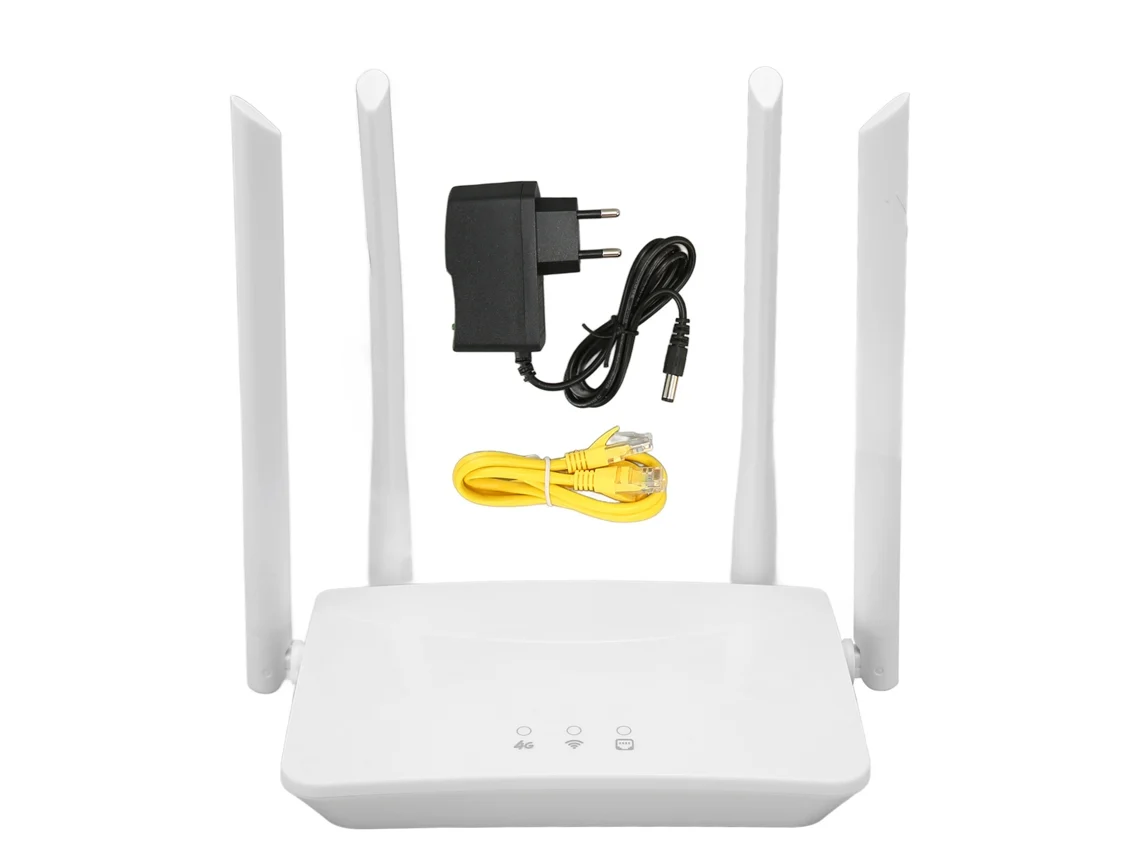 Router Inalámbrico 4g Lte De 300 Mbps Con Ranura Para Tarjeta Sim, Punto De Acceso Wifi Móvil, Enchufe Europeo, 100-240 V Para La Zona Europea.