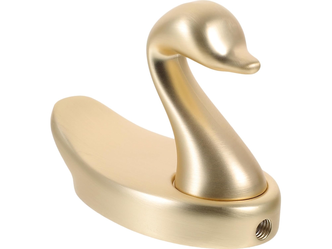 Gancho de pared Slowmoose Swan, de metal, minimalista.