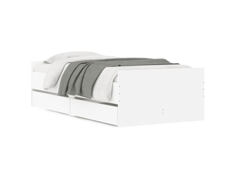 Estructura de cama con cajones VIDAXL blanco (90x190 cm)