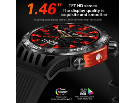 VEANXIN SmartWatch 1.46 '' Pantalla HD HT22 Fitness Tracker-Verde