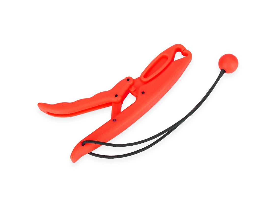 Pinzas Flotantes Duraderas Para Peces Con Cordón Elástico Para Pesca (rojo, Talla L)