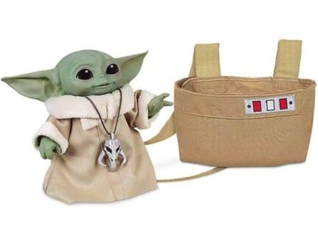 Figura HASBRO Baby Yoda The Child Animatronic con Bolsa The Mandalorian Star Wars (19 cm)