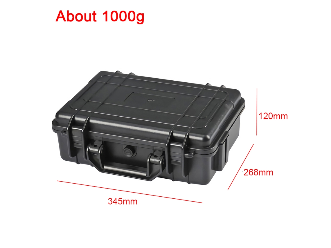 Caja De Seguridad, Caja De Herramientas Y Caja Fuerte De Abs Impermeable Con Cerradura Para Almacenamiento En Exteriores.