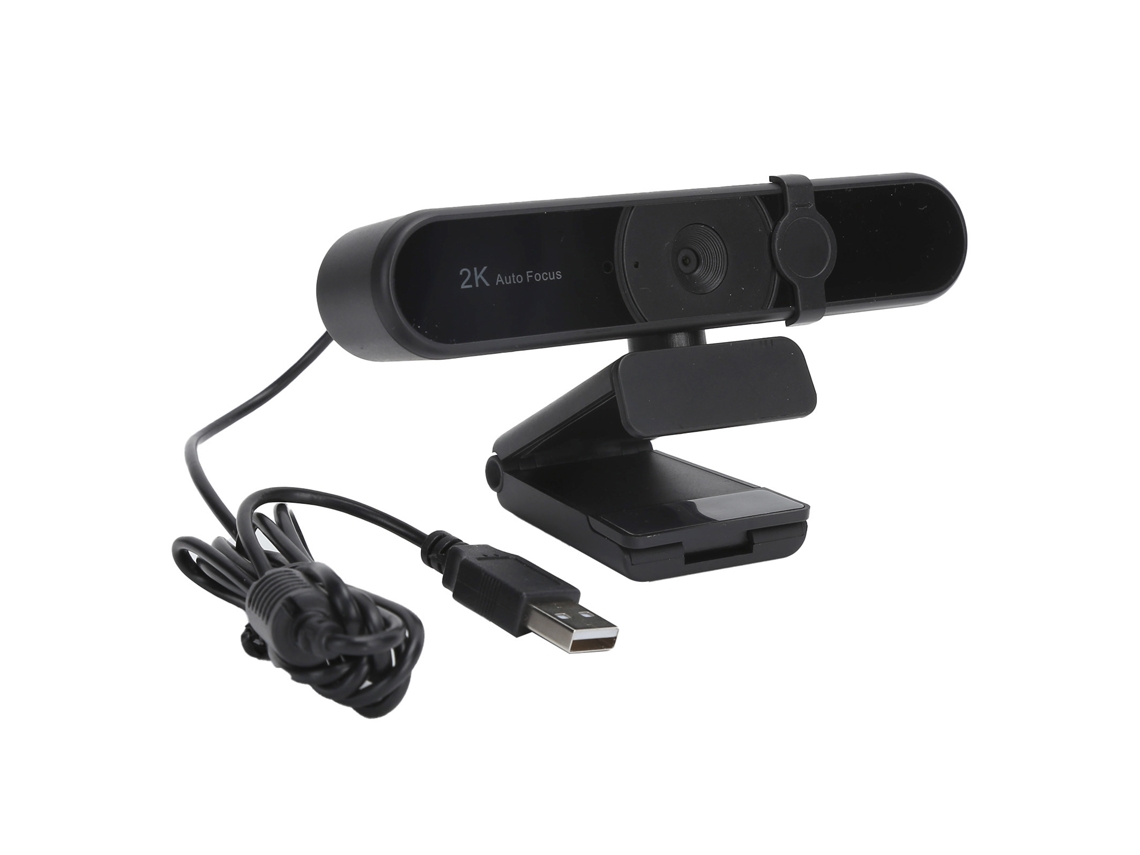 Cámara Web C55a 2k Hd Con Tapa De Lente, Micrófono Incorporado Y Conexión Usb Para Grabación De Vídeo En Ordenador.