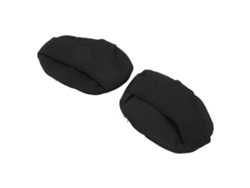 Plantillas de tela para el antepié, almohadillas metatarsianas, cuidado de la salud de los pies, color negro Laopipfu