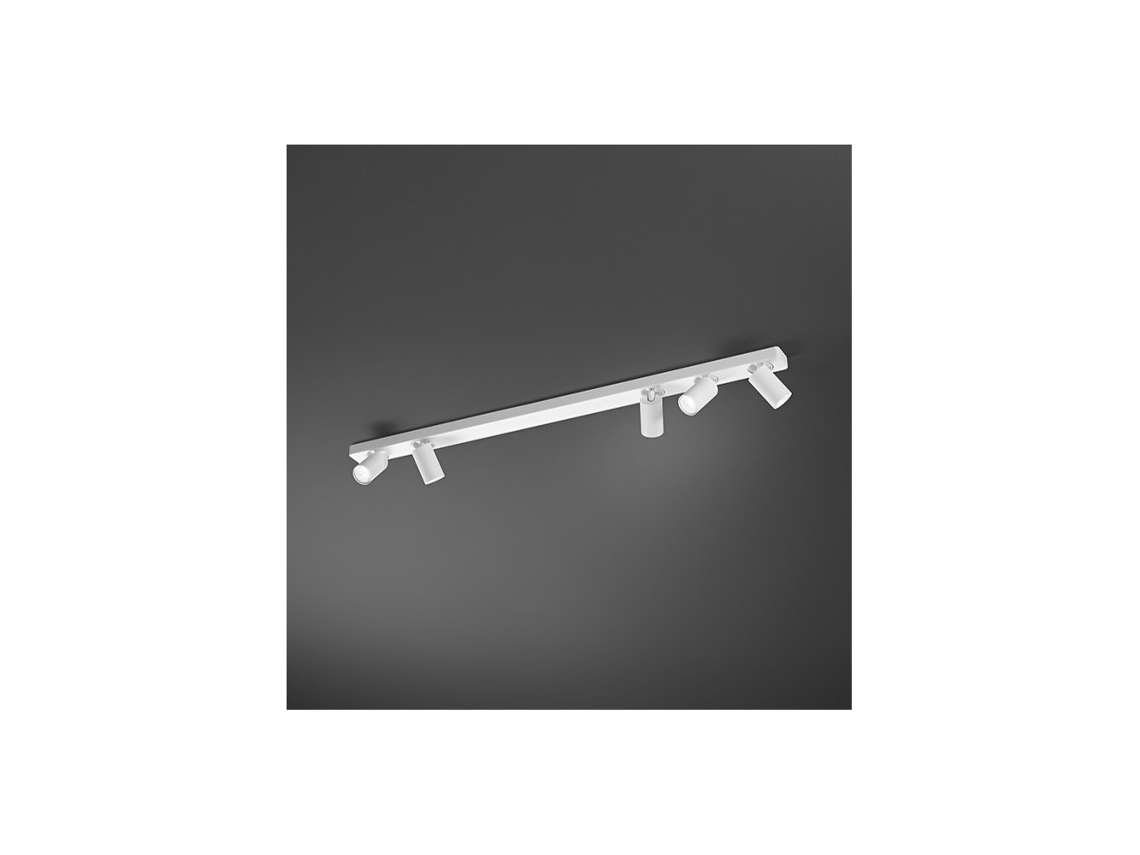 Aplique LED orientable ODDY redondo blanco 5xGu10 PERENZ