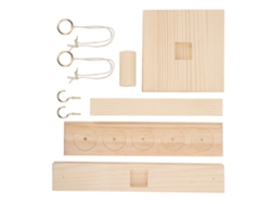 Juego De Mesa Interactivo Portátil Con Escalera De Madera Para Niños Y Adultos.