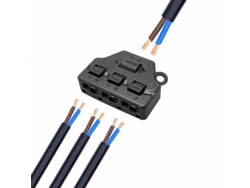 Distribuidor 1*2 a 3*2 cables 0-42V/9A