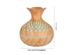 Humidificador De Madera De 300 Ml Con Difusor De Aromaterapia Usb (madera Clara) Para Uso Doméstico.