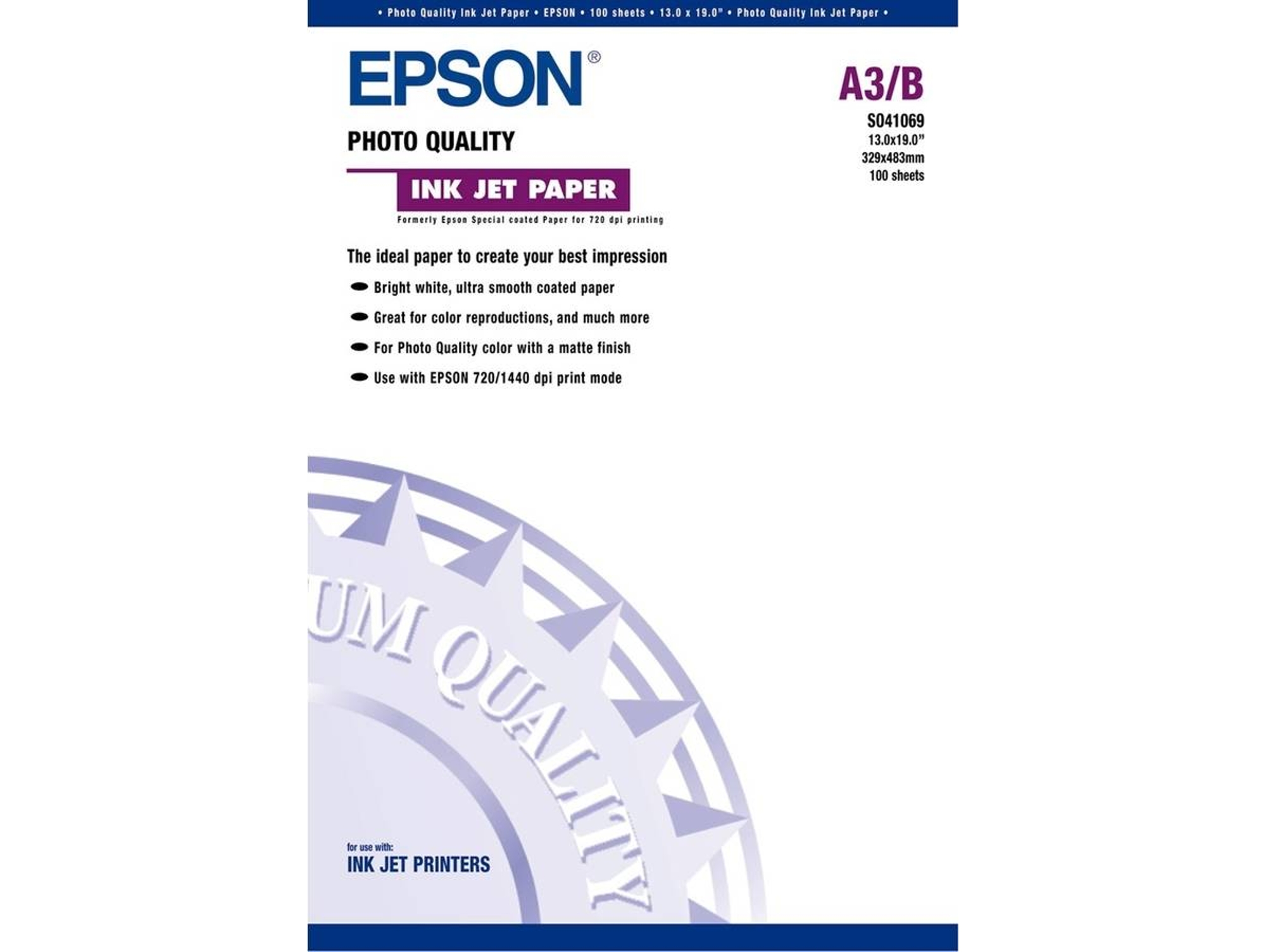 Papel para impresora  EPSON C13S041069