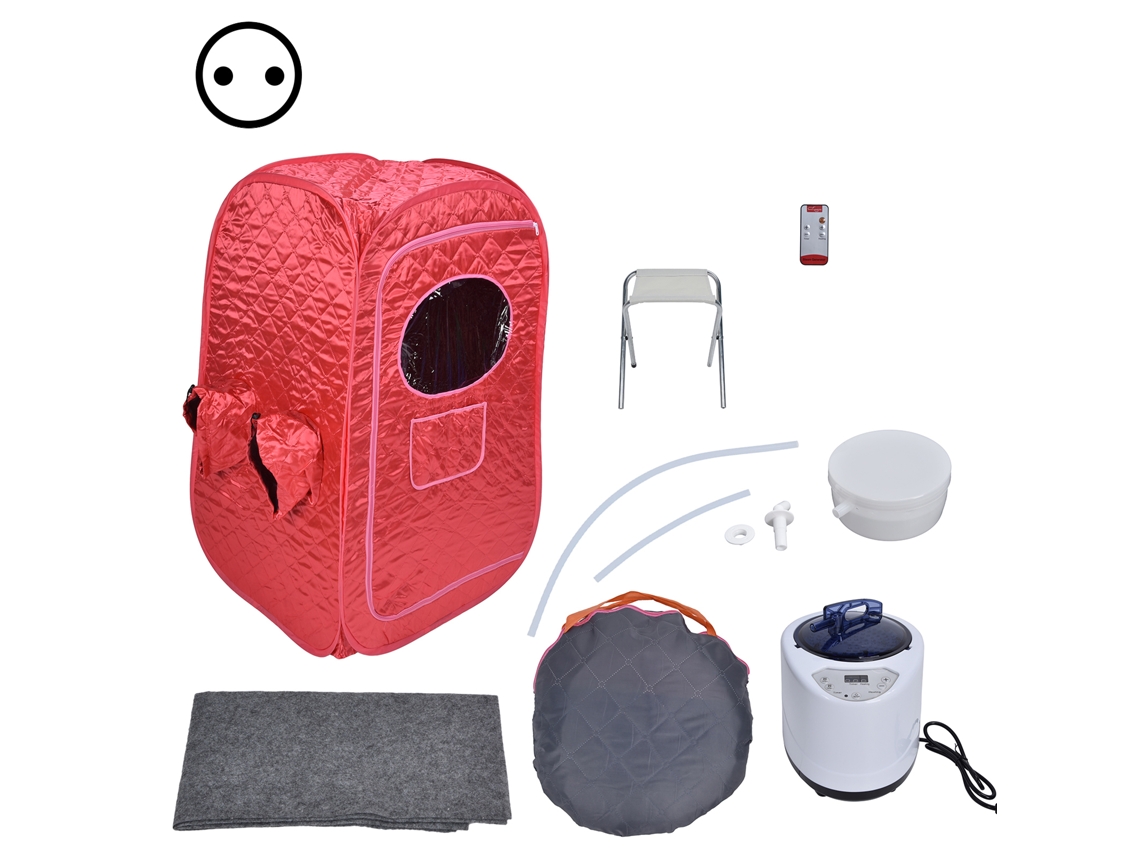 Generador portátil para sauna de 1000 W, 9 velocidades, UE 220/240 V