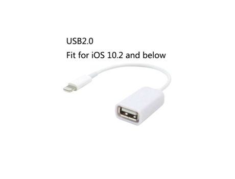 Cable Para Apple Interface macho a USB hembra OTG Cable adaptador para Apple iPhone 5 5s 6 6s Plus 7