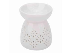 Lámpara De Noche De Cerámica Para Aromaterapia Con Quemador Para Aceites, Velas E Incienso.