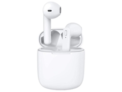 Auriculares YEMAESRE Bluetooth impermeables con cancelación de ruido, color blanco