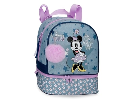 Mochila Escolar DISNEY (23 x 28 x 13 - Poliéster - Azul)