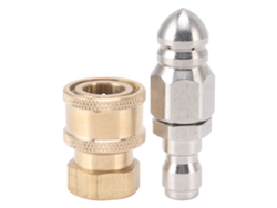 Punta De Drenaje Compacta G1/4" Con Adaptador De Rosca Interna G3/8" Para Hidrolavadora.