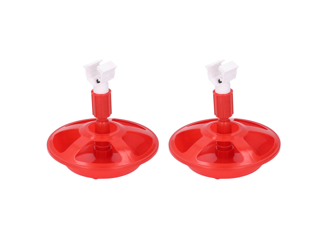 2 Piezas Bebedero Automático De Pollo Pp G3/4 Recipiente De Bebida Para Pollitos Patos Gansos