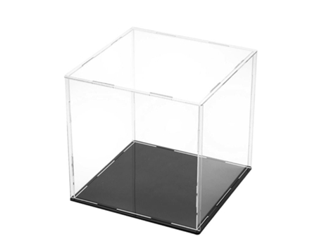 Vitrina de Acrílico Transparente Modelo de Juguete A Prueba de Polvo - Vitrina Figuras de Acción Mostrar Caja C-20X20X20Cm