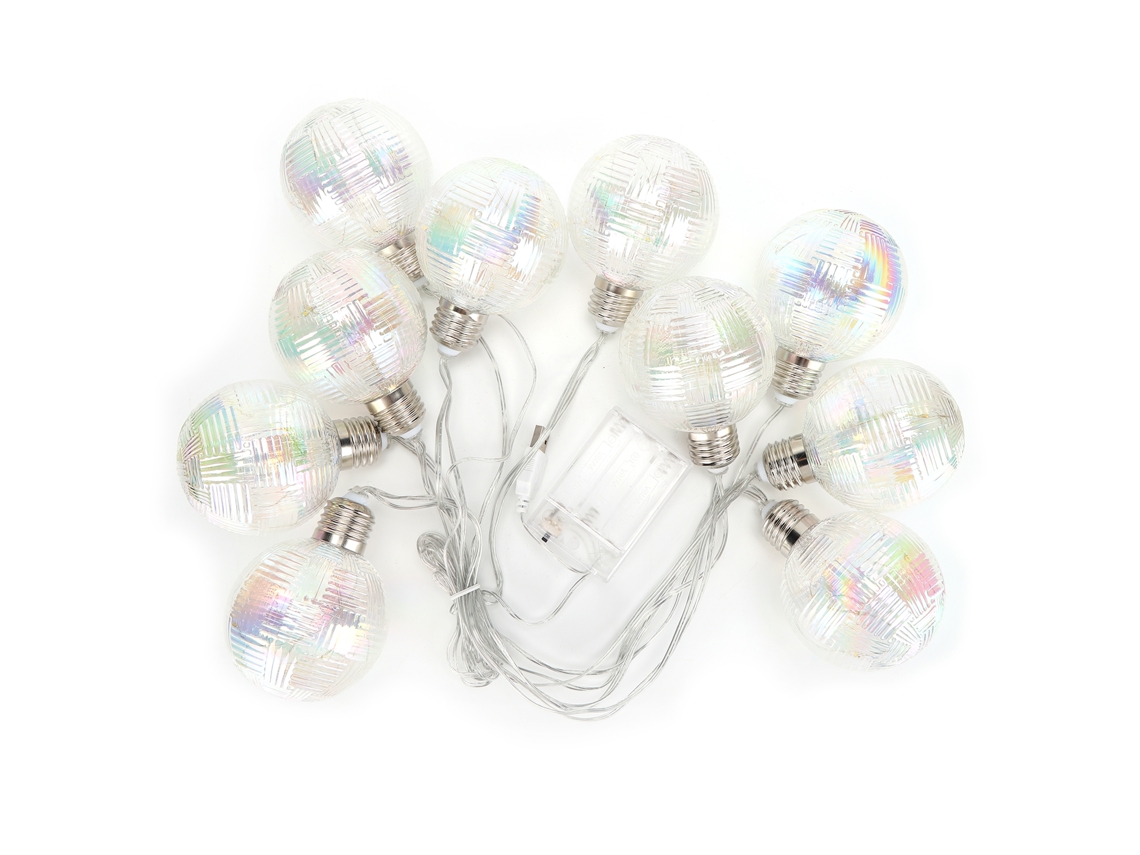 Cordão de luzes LED Bj-100, 5,5 metros, USB/Bateria, à prova d'água para casamentos, festas ao ar livre, Natal, E27