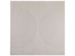Alfombras De Área Cuadrado Galati Crema 240 X 240 Cm Poliéster