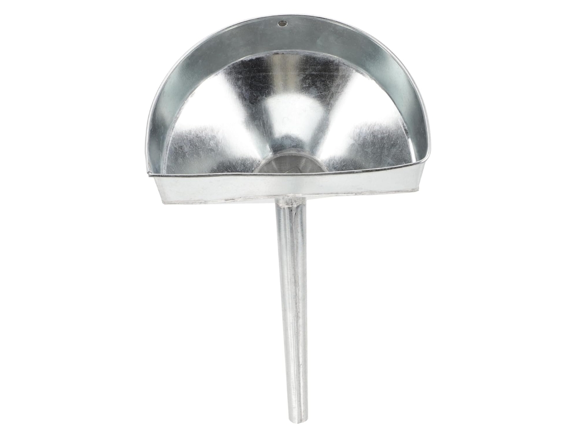 Funil De Combustível Para Carro De Tamanho Médio (20 Cm) Em Ferro Galvanizado Com Filtro.