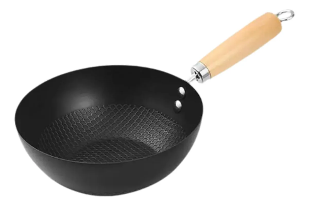 Sartén Wok, Sartén China, Wok de 7,87 pulgadas para cocinar, vayotoy