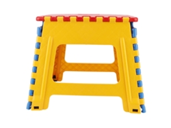 Silla Plegable Portátil Pequeña Para Niños, Diseño Antideslizante, 32x22,5x30 Cm, Roja.