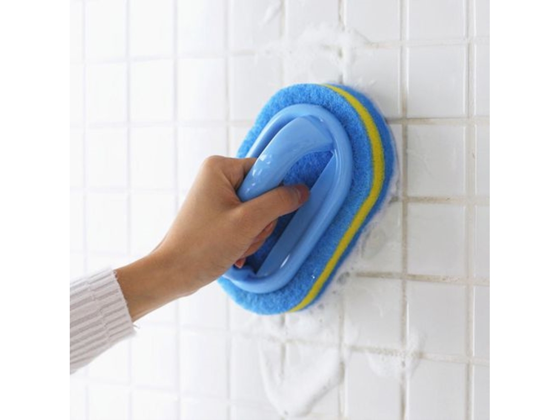 Cepillo de limpieza de mano para baño y lavabo