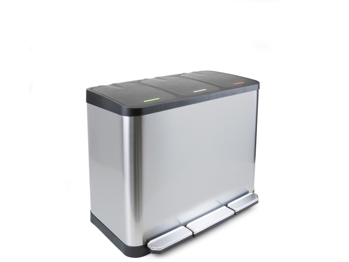 Cubo para Reciclaje EMUCA 3 Compartimientos (3 x 9 L)