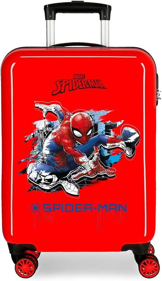 Maleta De Cabina spiderman roja con capacidad 34l disney