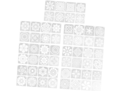 56 Piezas De Plantillas Creativas De Mandalas Para Pintar, Decorar Y Crear Proyectos.