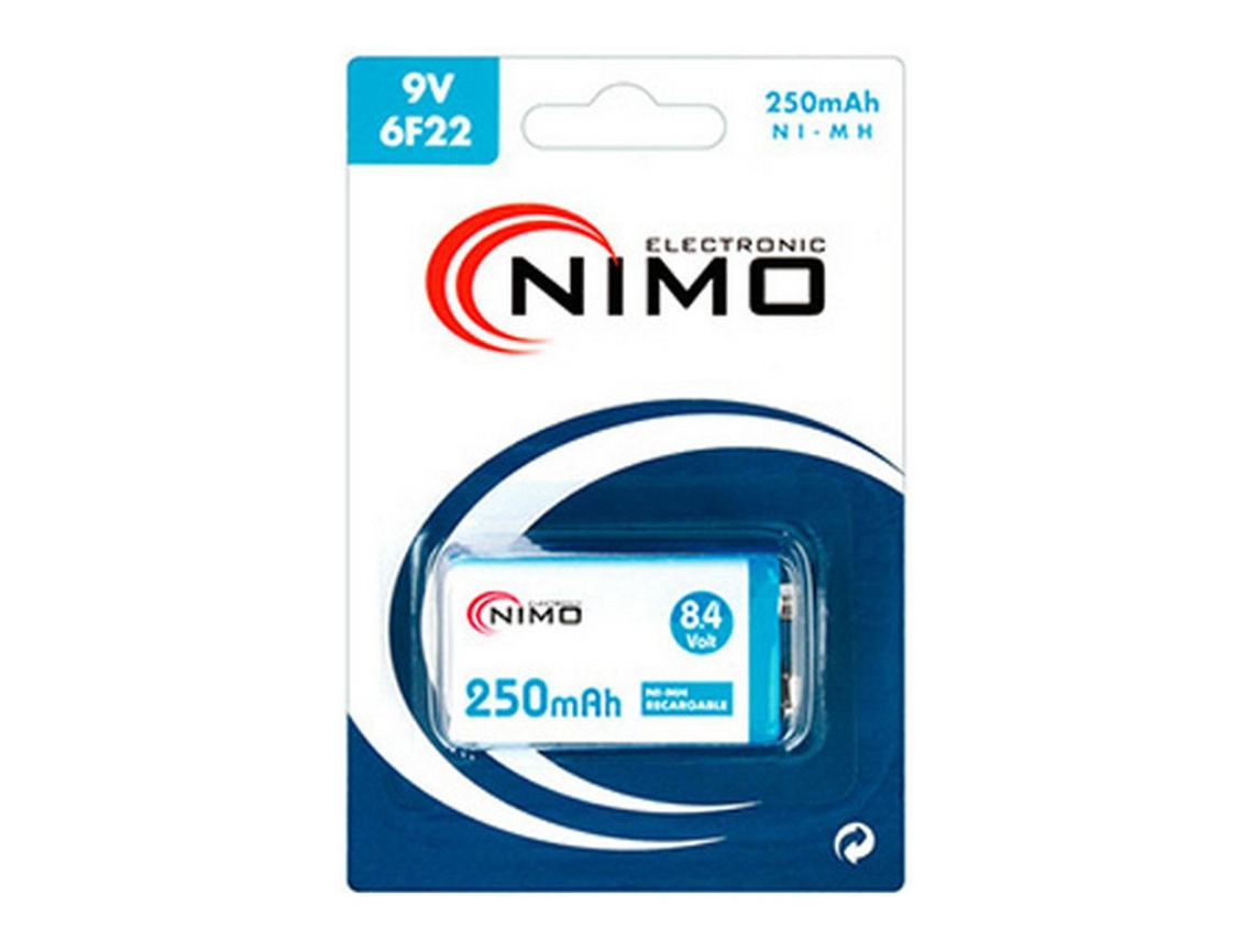 Pila Recargable NIMO Rc22/9V 250 Mah