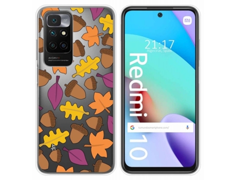 Carcasa Xiaomi Redmi 10 TUMUNDOSMARTPHONE Dibujos Transparente Multicolor