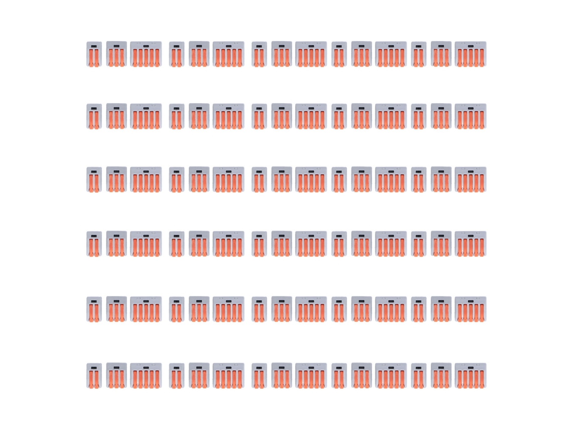 90 Conectores De Cable Compactos, Terminales De Empalme Rápido De 32 A Para Instalación Eléctrica