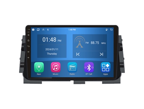 Autoradio 4GB RAM64GB ROM ROVERONE para Nissan Kicks P15 2017 - 2021 CarPlay Android Coche Radio Bluetooth Navegación