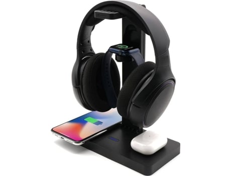 Cargador Inalámbrico CHRONUS WC8011123zx Negro