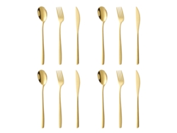 Juego de Cubiertos de 12 Piezas - Cuchillos, Tenedores y Cucharas para 4 Personas TRUYUETY