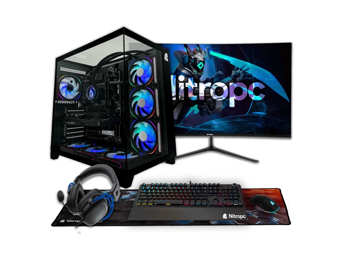 Desktop Gaming NITROPC Pack Nitro Plus (Intel Core i9-12900K/KF - NVIDIA GeForce RTX 5070 - RAM: 32 GB - 1 TB)