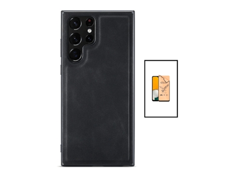 Funda para Samsung Galaxy S22 Ultra GIFT4ME Piel Negro
